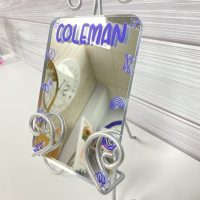 Bunk Mirror with Camp Name 5"x7" Mirrored Acrylic with Double Sided Tape - Image 8