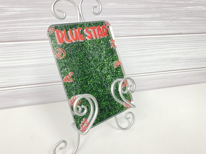 Bunk Mirror with Camp Name 5"x7" Mirrored Acrylic with Double Sided Tape - Image 9