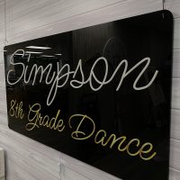 Custom Acrylic Layered + Neon Accent Sign In Board for Events, Wedding, Bar/Bat Mitzvahs - Image 7