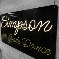 Custom Acrylic Layered + Neon Accent Sign In Board for Events, Wedding, Bar/Bat Mitzvahs - Image 12