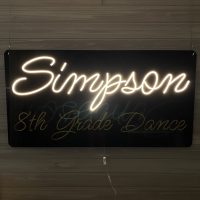 Custom Acrylic Layered + Neon Accent Sign In Board for Events, Wedding, Bar/Bat Mitzvahs - Image 3