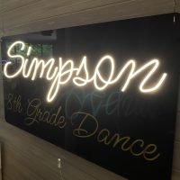 Custom Acrylic Layered + Neon Accent Sign In Board for Events, Wedding, Bar/Bat Mitzvahs - Image 6