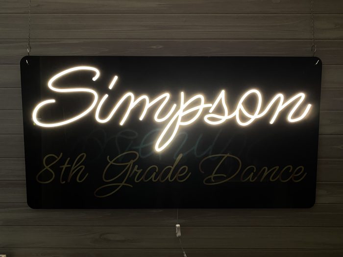Custom Acrylic Layered + Neon Accent Sign In Board for Events, Wedding, Bar/Bat Mitzvahs - Image 9
