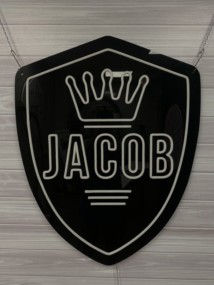 Custom Acrylic Layered + Neon Accent Sign In Board for Events, Wedding, Bar/Bat Mitzvahs - Image 3