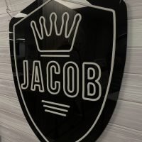 Custom Acrylic Layered + Neon Accent Sign In Board for Events, Wedding, Bar/Bat Mitzvahs - Image 6