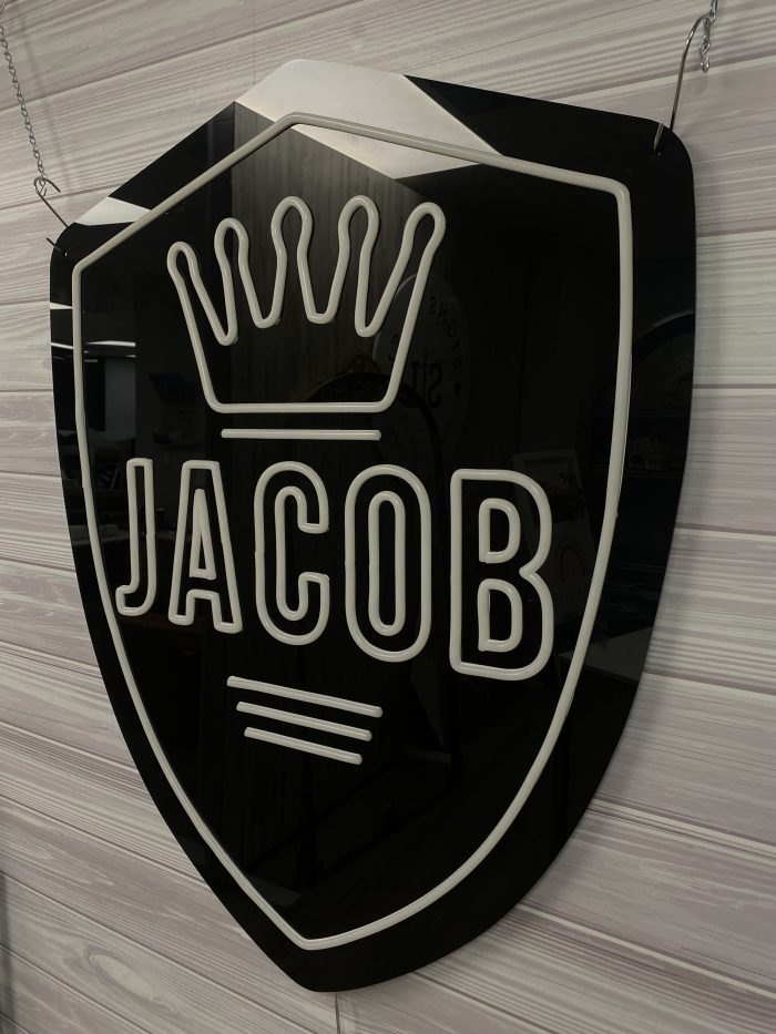 Custom Acrylic Layered + Neon Accent Sign In Board for Events, Wedding, Bar/Bat Mitzvahs - Image 6