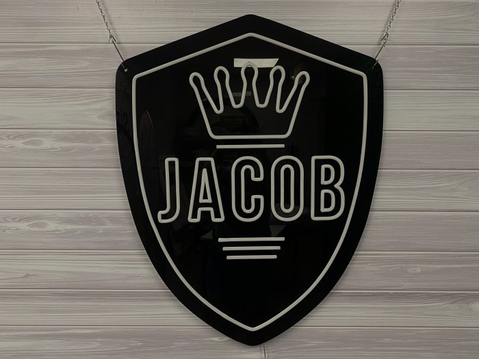 Custom Acrylic Layered + Neon Accent Sign In Board for Events, Wedding, Bar/Bat Mitzvahs - Image 7