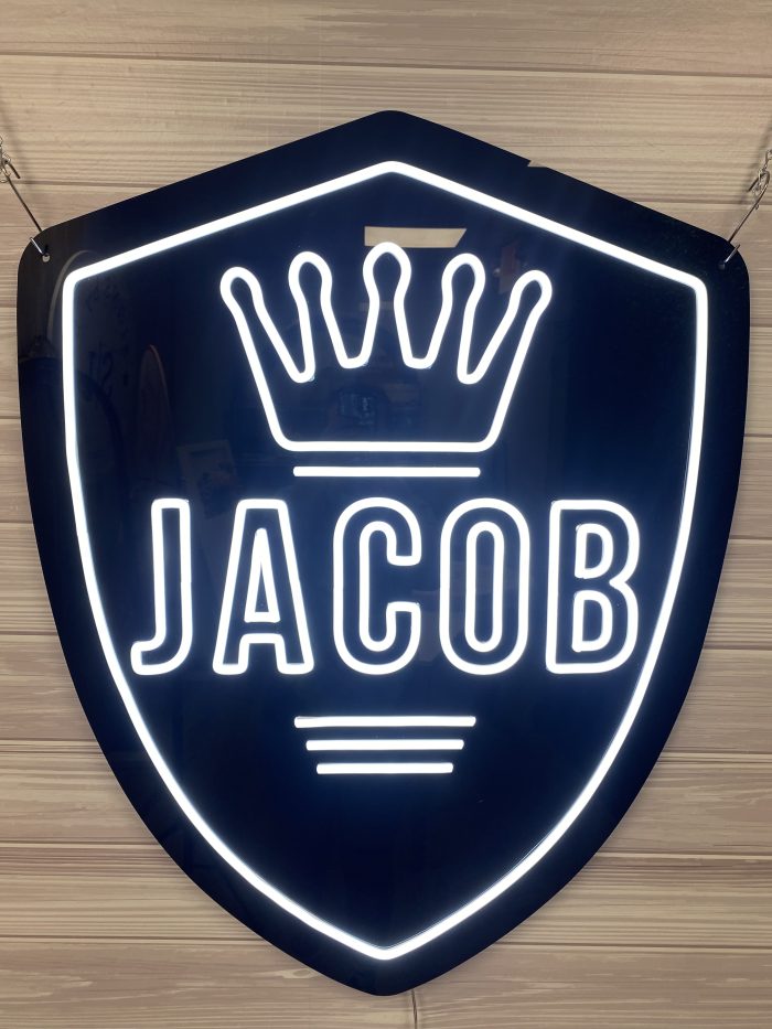 Custom Acrylic Layered + Neon Accent Sign In Board for Events, Wedding, Bar/Bat Mitzvahs - Image 8