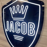 Custom Acrylic Layered + Neon Accent Sign In Board for Events, Wedding, Bar/Bat Mitzvahs - Image 4