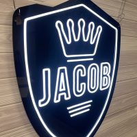 Custom Acrylic Layered + Neon Accent Sign In Board for Events, Wedding, Bar/Bat Mitzvahs - Image 12