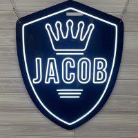 Custom Acrylic Layered + Neon Accent Sign In Board for Events, Wedding, Bar/Bat Mitzvahs - Image 11
