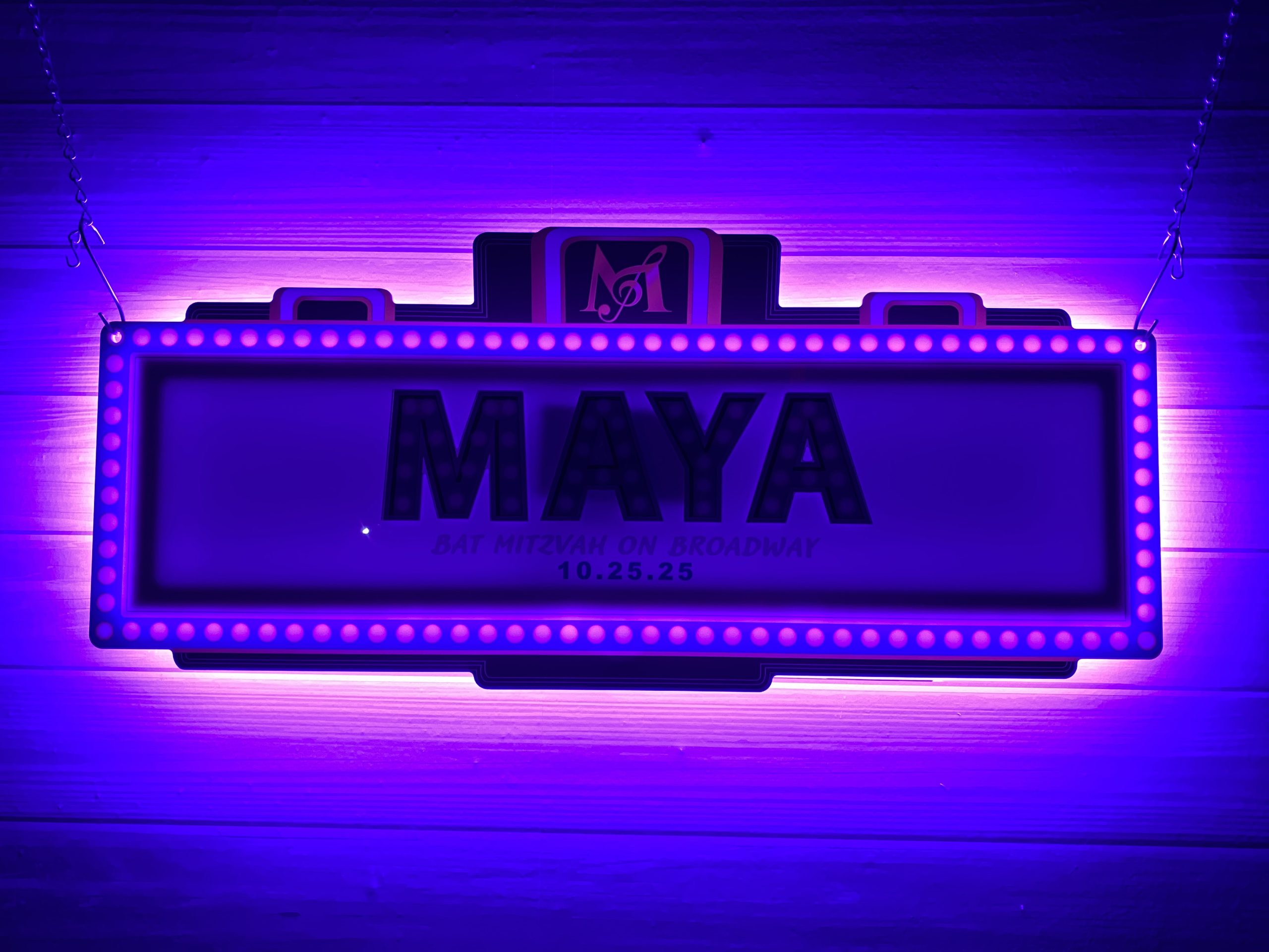 Broadway | Music | Theater | Musical | NYC Theme Custom Acrylic + Gold Mirrored Layered Sign In Board for Events, Wedding, Bar/Bat Mitzvahs - Image 9