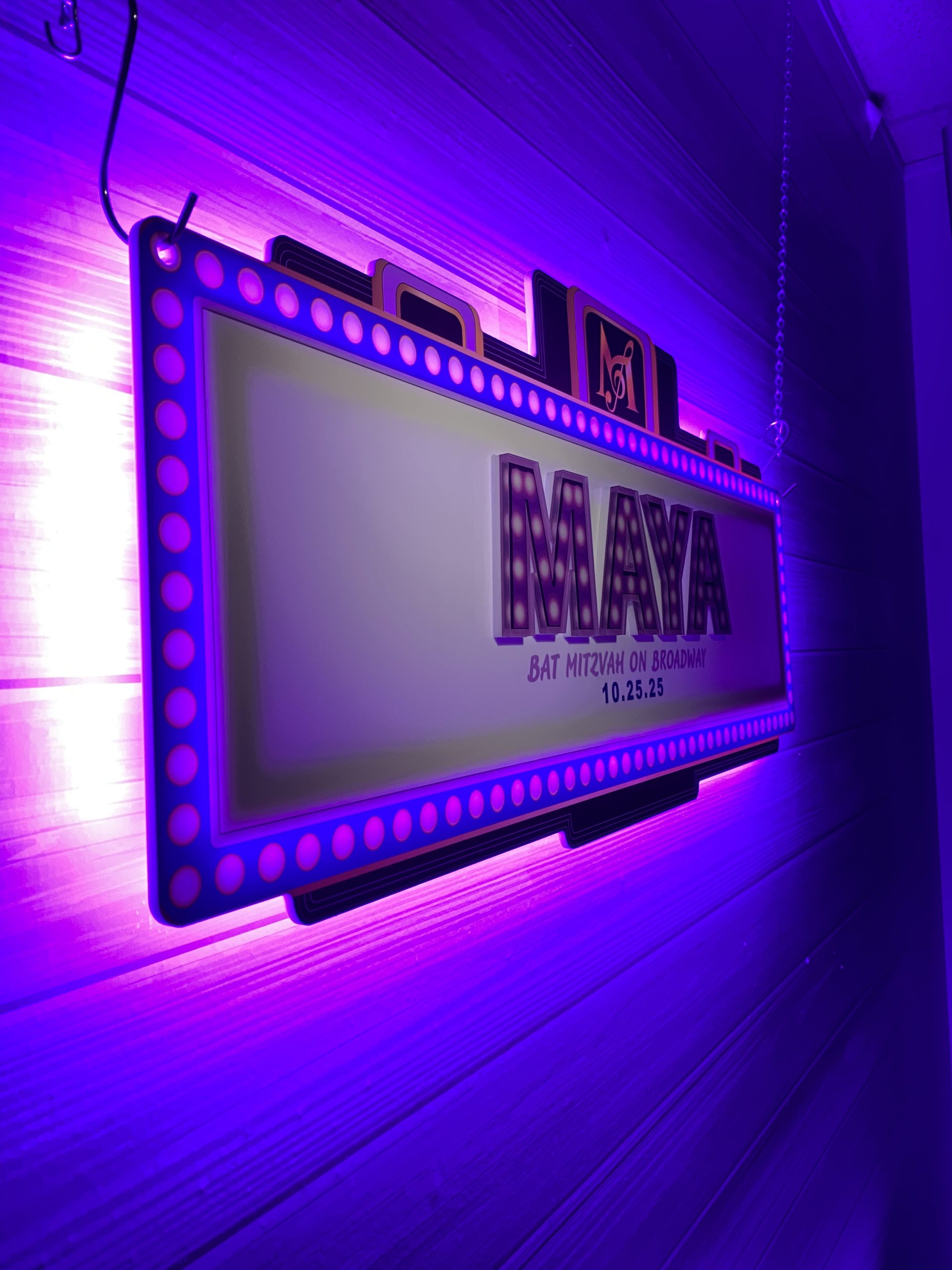 Broadway | Music | Theater | Musical | NYC Theme Custom Acrylic + Gold Mirrored Layered Sign In Board for Events, Wedding, Bar/Bat Mitzvahs - Image 8