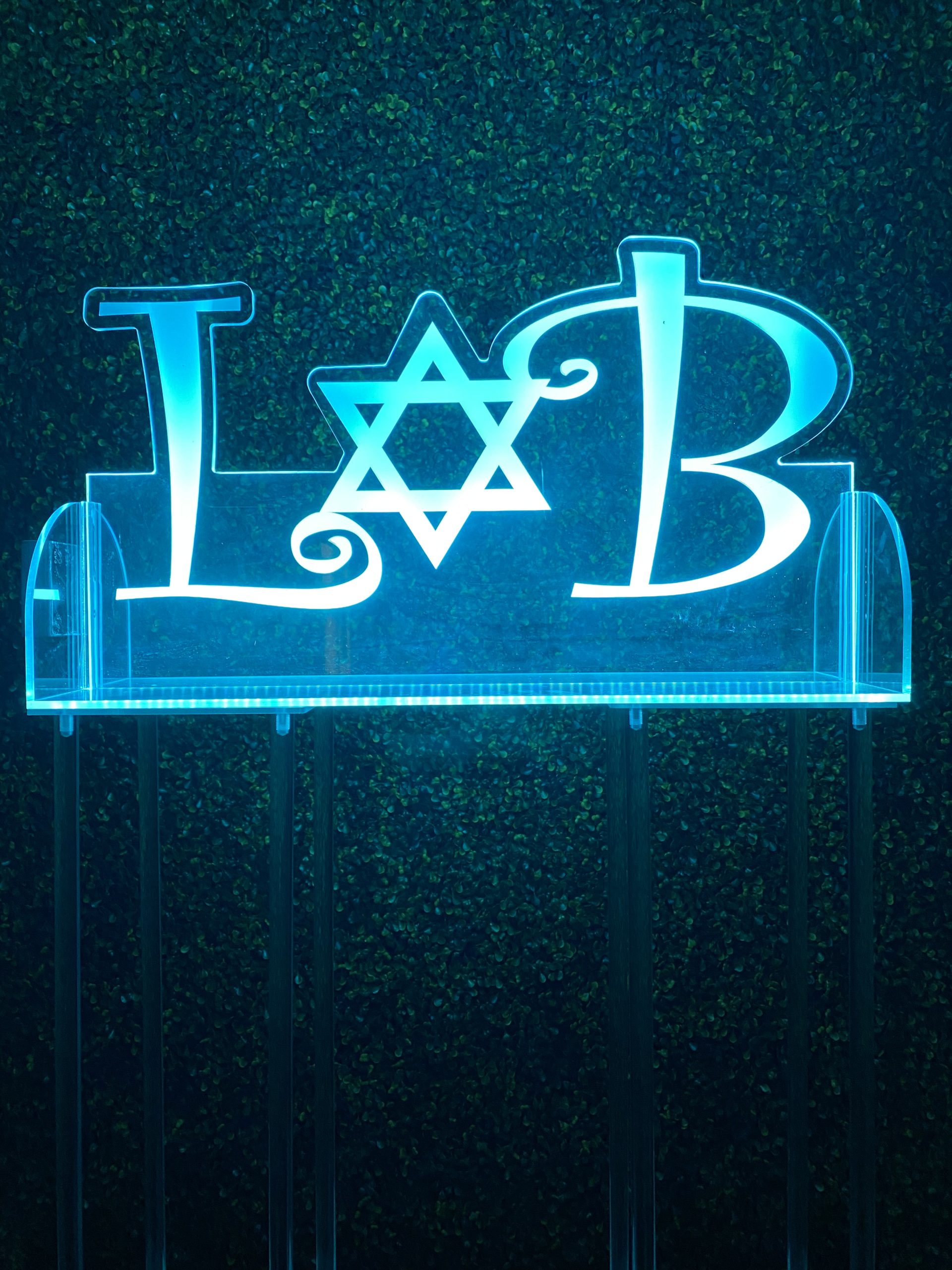 LED Acrylic Light Up Display Centerpiece with Base - Create Your Own With Photo, Text, Logo or Design - Sweet 16, Birthday, Bar | Bat Mitzvah, Weddings, Graduation - Image 4