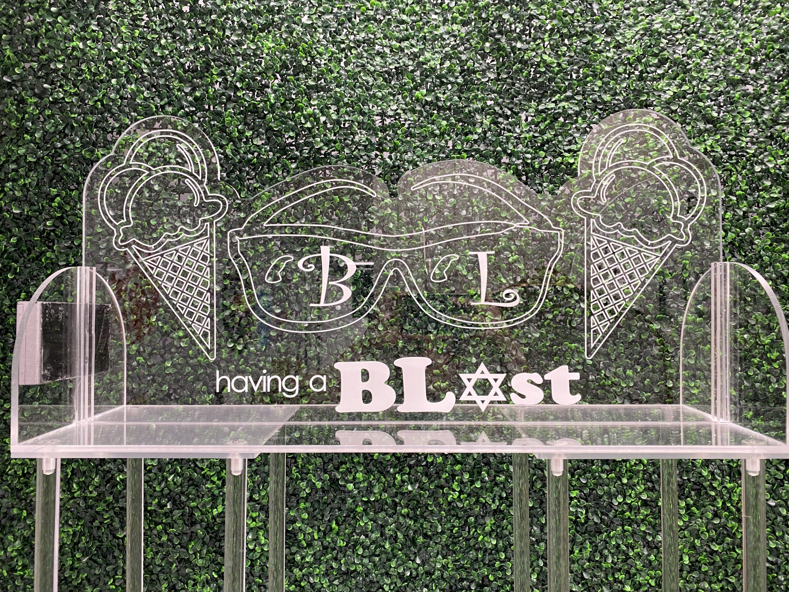 LED Acrylic Light Up Display Centerpiece with Base - Create Your Own With Photo, Text, Logo or Design - Sweet 16, Birthday, Bar | Bat Mitzvah, Weddings, Graduation - Image 7