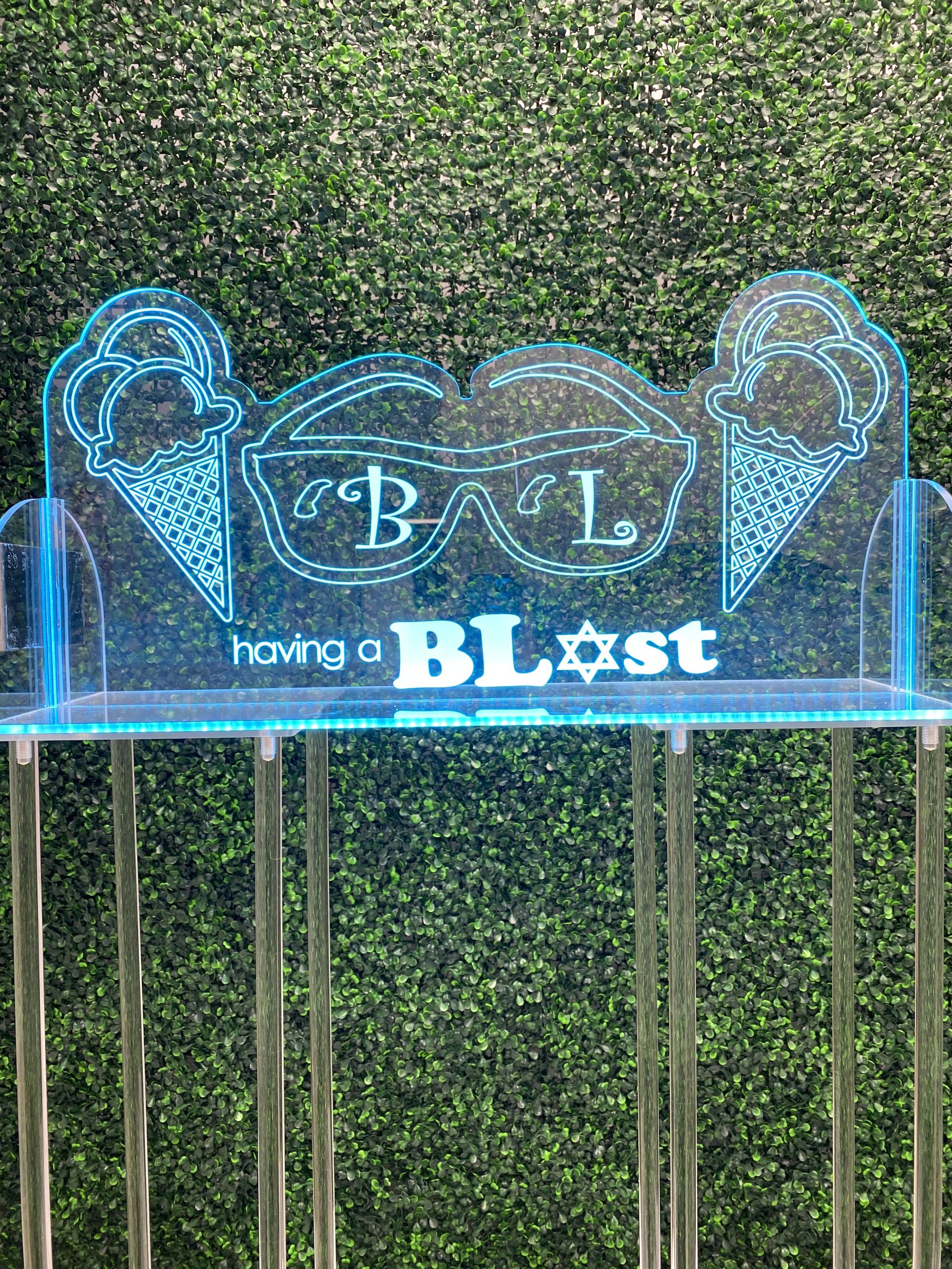 LED Acrylic Light Up Display Centerpiece with Base - Create Your Own With Photo, Text, Logo or Design - Sweet 16, Birthday, Bar | Bat Mitzvah, Weddings, Graduation - Image 9