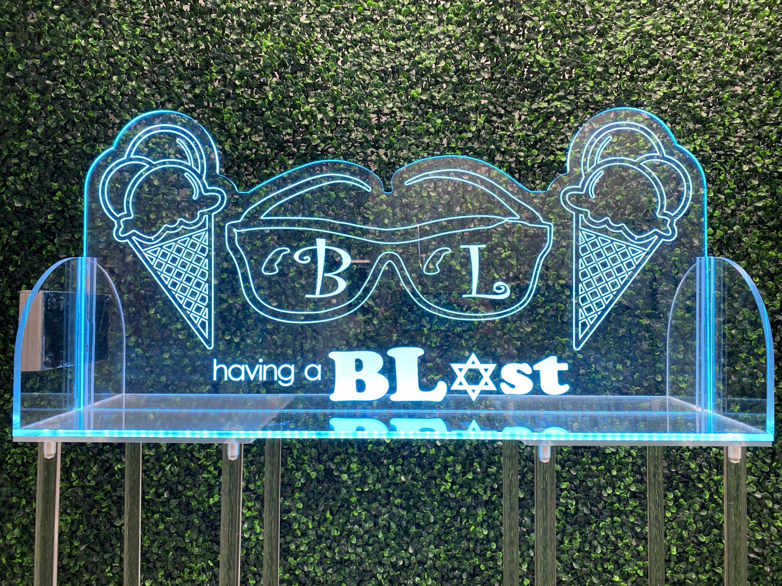 LED Acrylic Light Up Display Centerpiece with Base - Create Your Own With Photo, Text, Logo or Design - Sweet 16, Birthday, Bar | Bat Mitzvah, Weddings, Graduation - Image 7