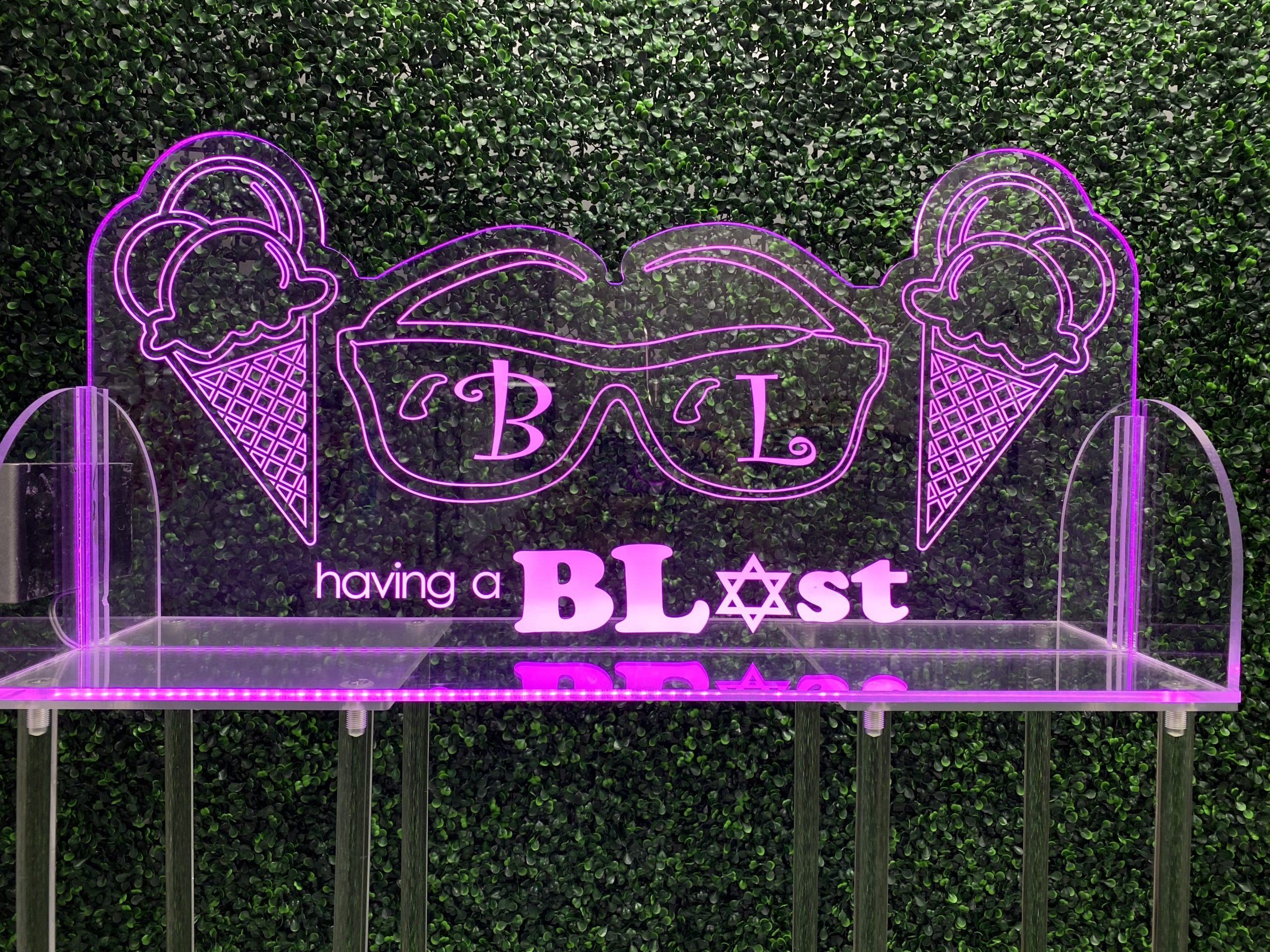 LED Acrylic Light Up Display Centerpiece with Base - Create Your Own With Photo, Text, Logo or Design - Sweet 16, Birthday, Bar | Bat Mitzvah, Weddings, Graduation - Image 8