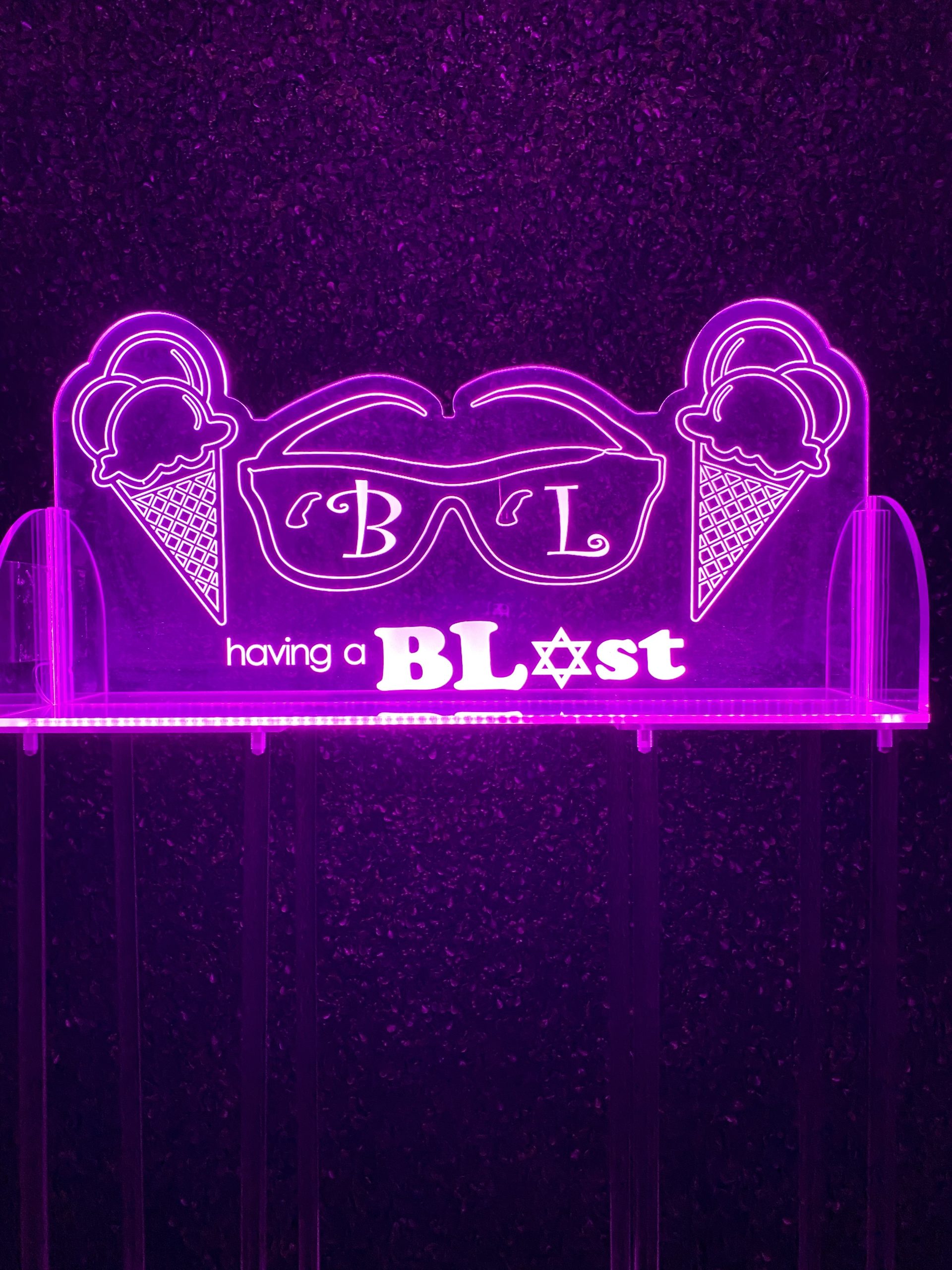 LED Acrylic Light Up Display Centerpiece with Base - Create Your Own With Photo, Text, Logo or Design - Sweet 16, Birthday, Bar | Bat Mitzvah, Weddings, Graduation - Image 4