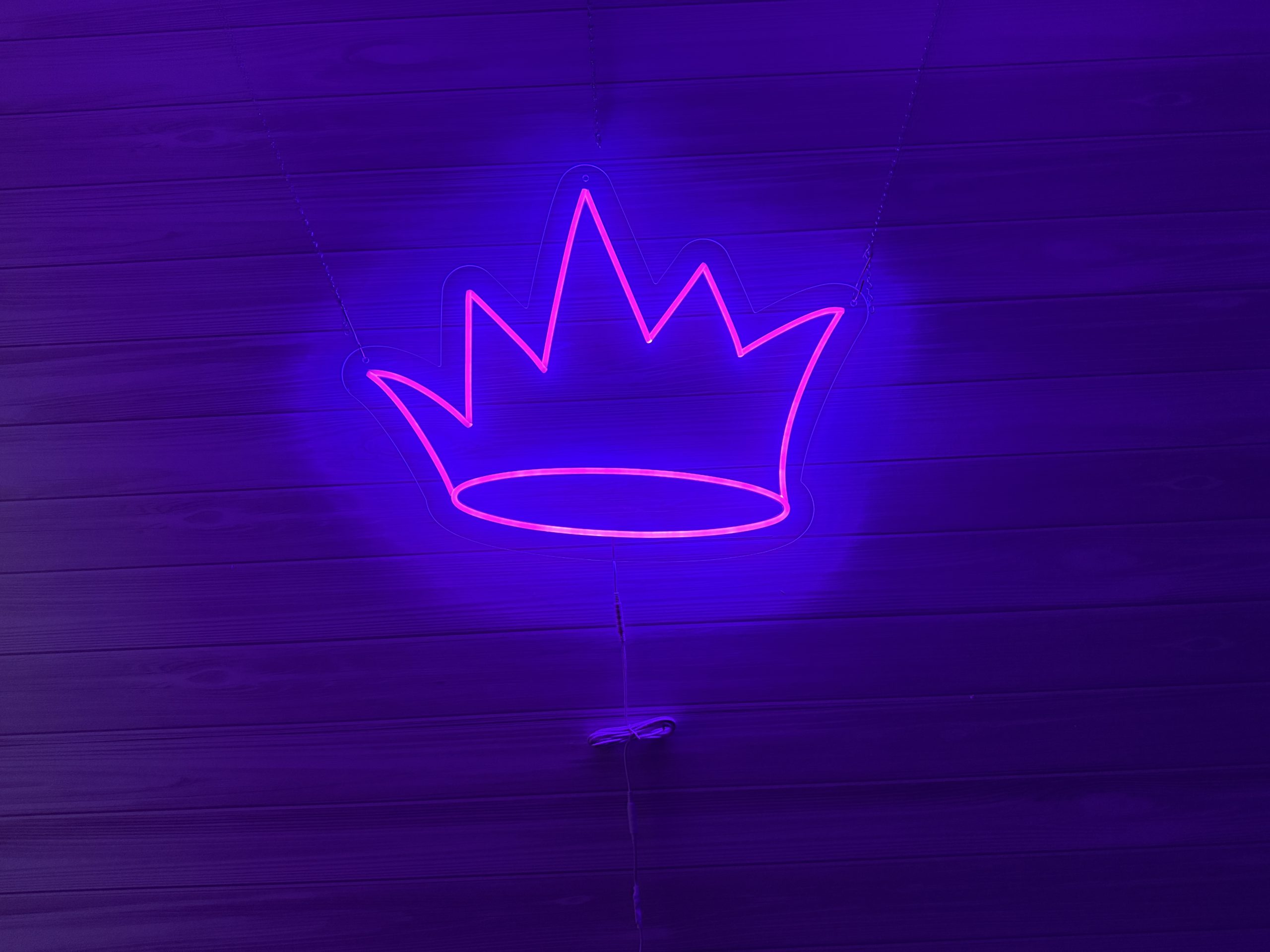 Acrylic Crown Neon Sign | Birthday Party Neon Sign | Wedding Neon Sign | Sweet 16 Neon Sign | Bar Bat Mitzvah Neon Sign - Image 4