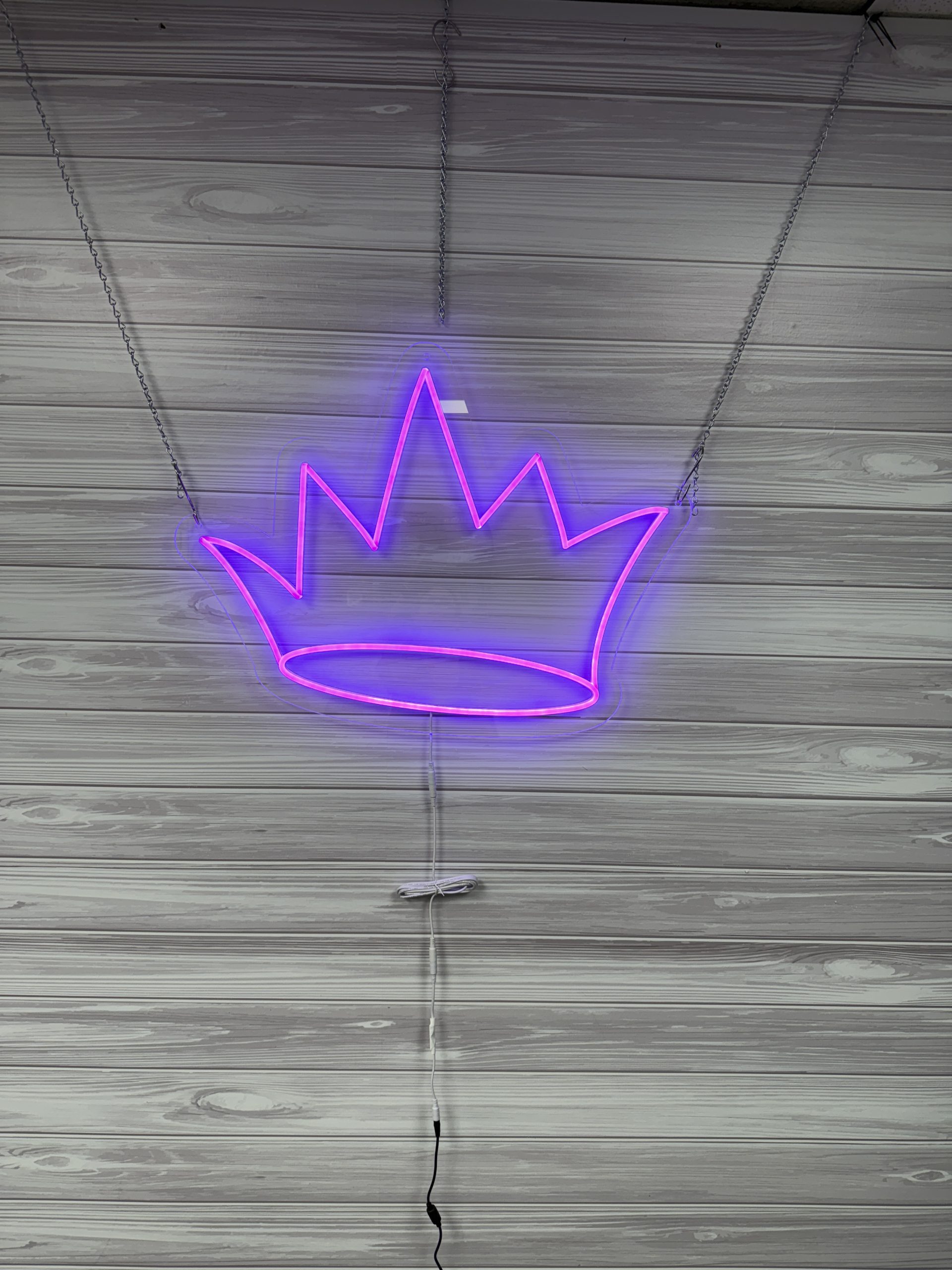 Acrylic Crown Neon Sign | Birthday Party Neon Sign | Wedding Neon Sign | Sweet 16 Neon Sign | Bar Bat Mitzvah Neon Sign - Image 3