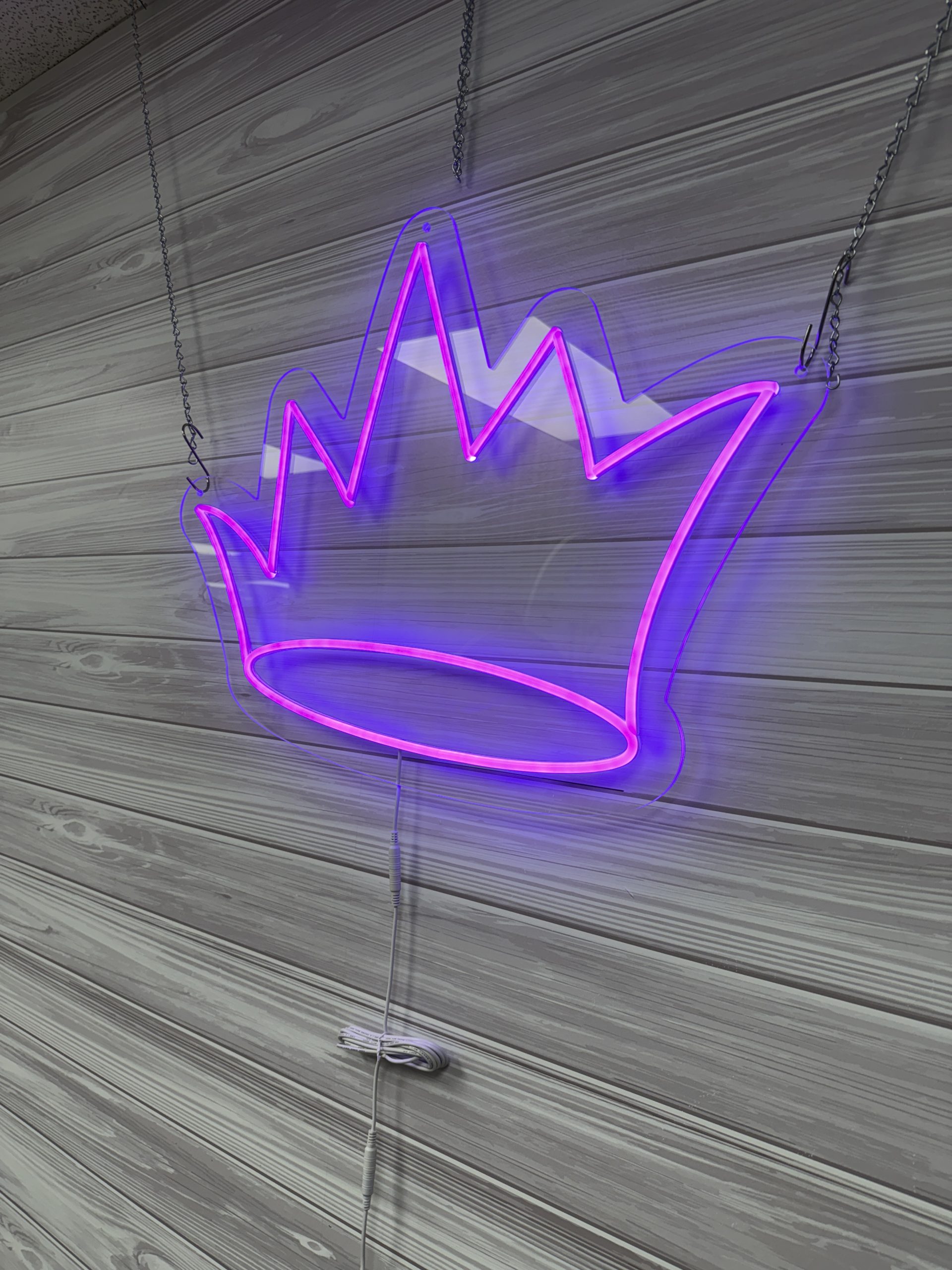 Acrylic Crown Neon Sign | Birthday Party Neon Sign | Wedding Neon Sign | Sweet 16 Neon Sign | Bar Bat Mitzvah Neon Sign - Image 6