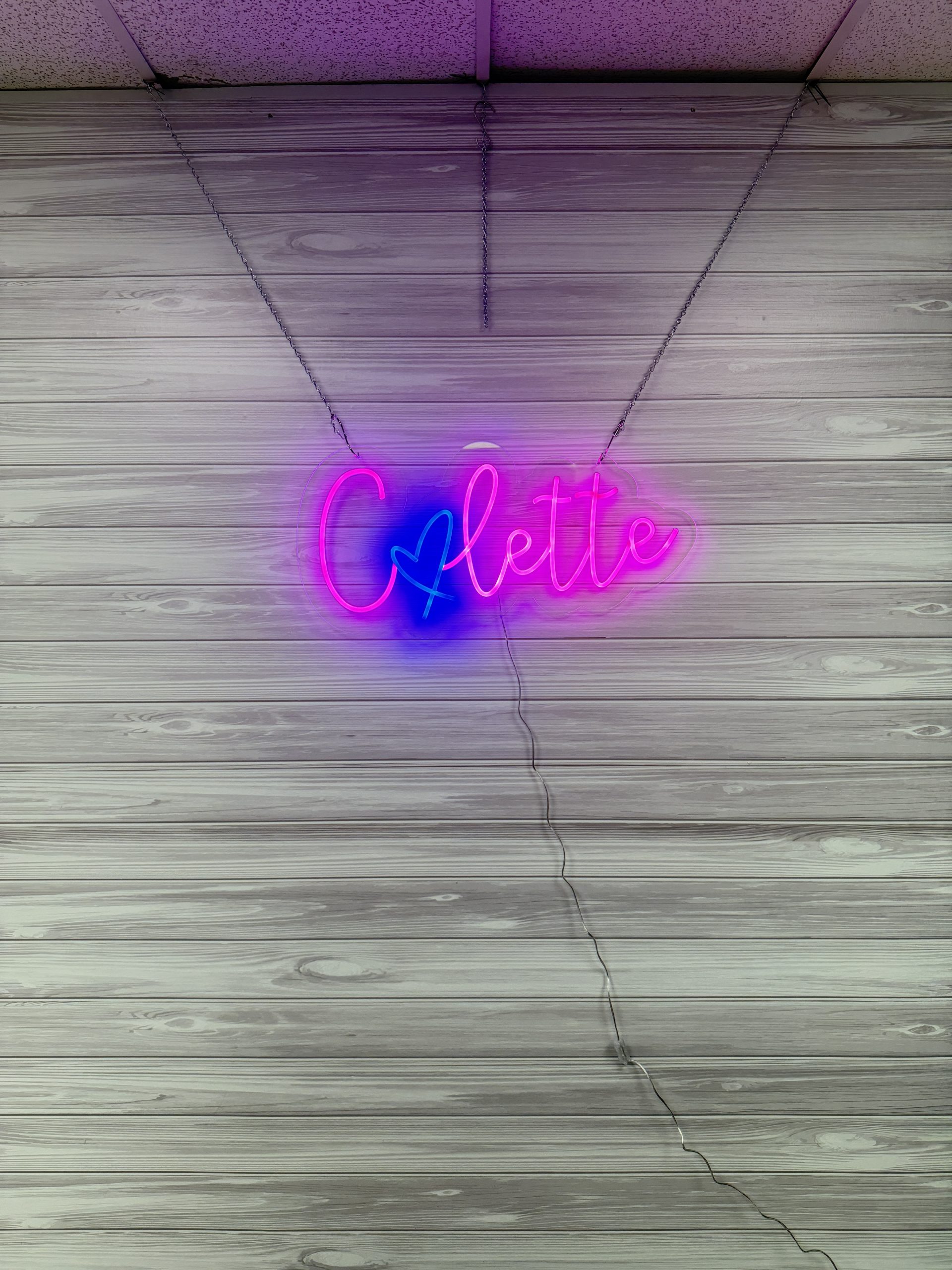 Acrylic Name Neon Sign | Birthday Party Neon Sign | Wedding Neon Sign | Sweet 16 Neon Sign | Bar Bat Mitzvah Neon Sign - Image 9