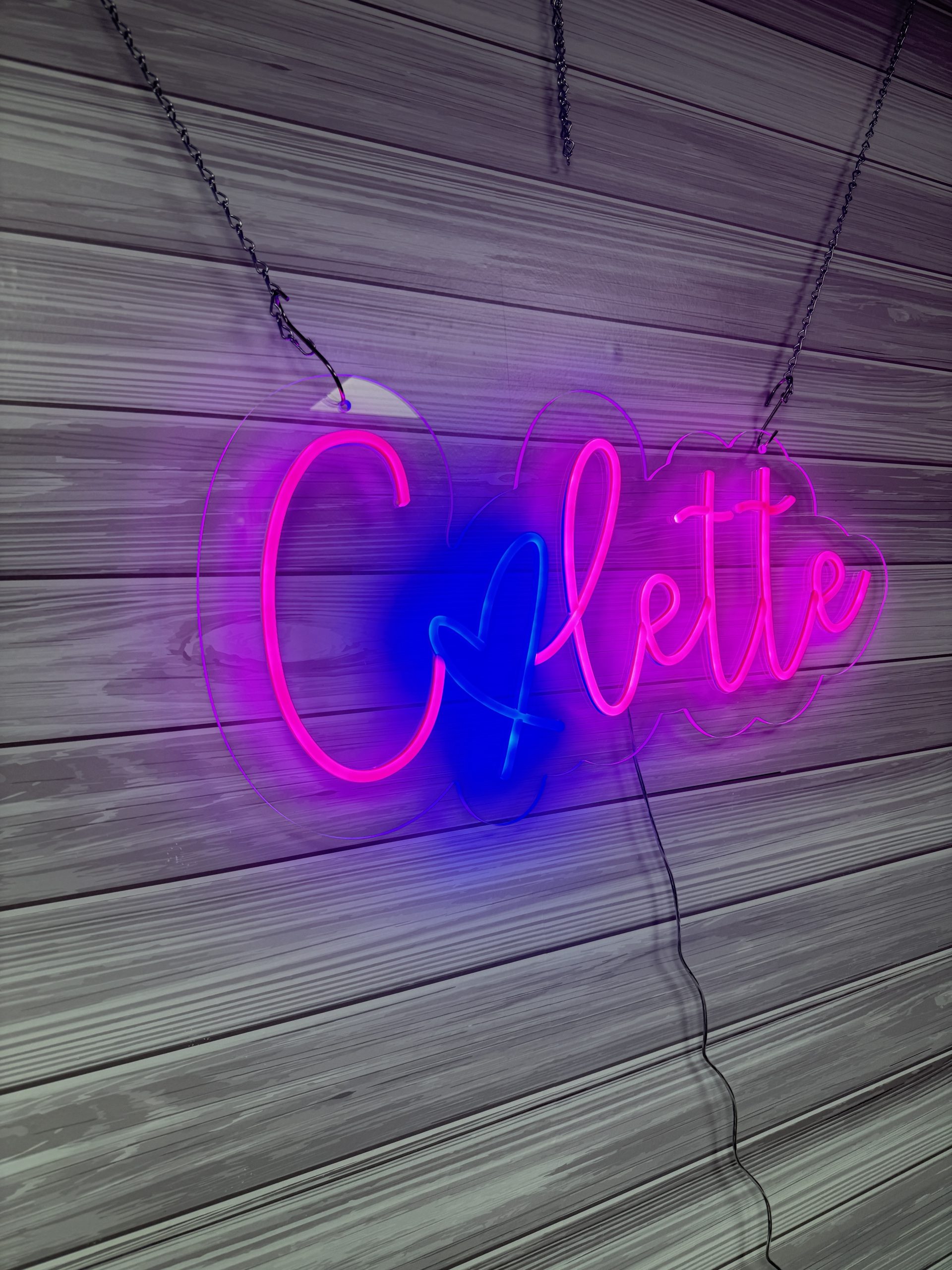 Acrylic Name Neon Sign | Birthday Party Neon Sign | Wedding Neon Sign | Sweet 16 Neon Sign | Bar Bat Mitzvah Neon Sign - Image 11