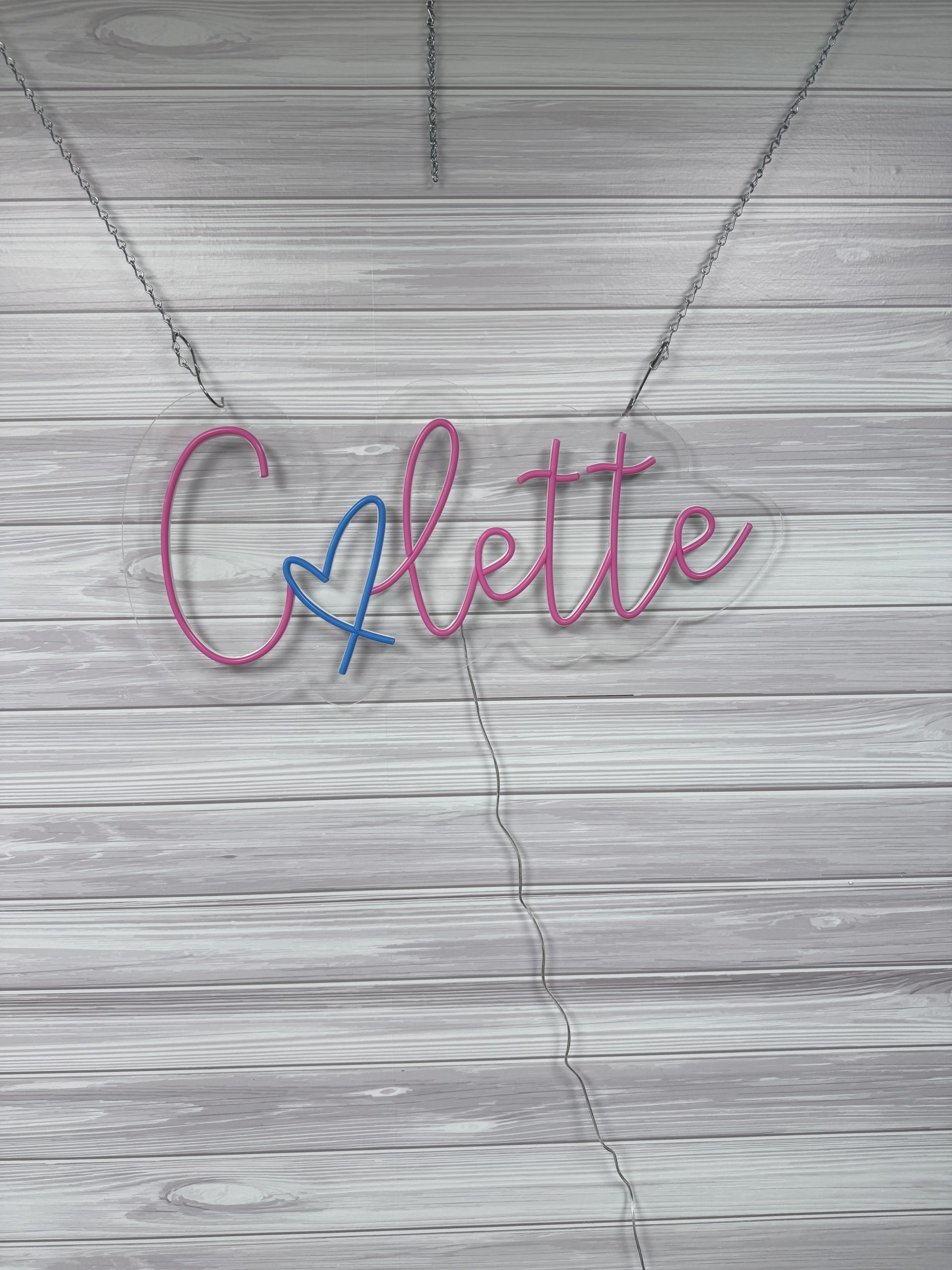 Acrylic Name Neon Sign | Birthday Party Neon Sign | Wedding Neon Sign | Sweet 16 Neon Sign | Bar Bat Mitzvah Neon Sign - Image 10