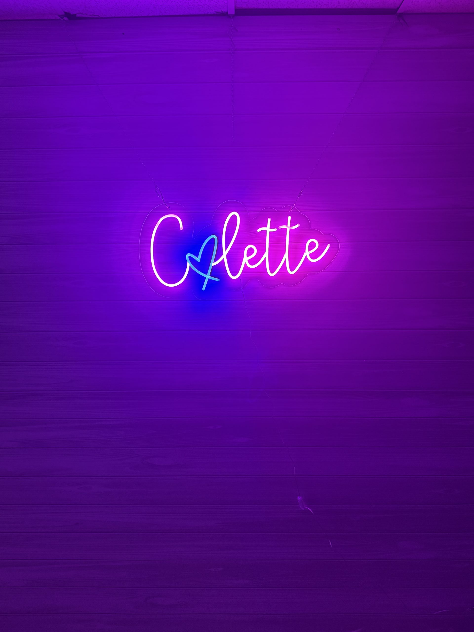 Acrylic Name Neon Sign | Birthday Party Neon Sign | Wedding Neon Sign | Sweet 16 Neon Sign | Bar Bat Mitzvah Neon Sign - Image 5