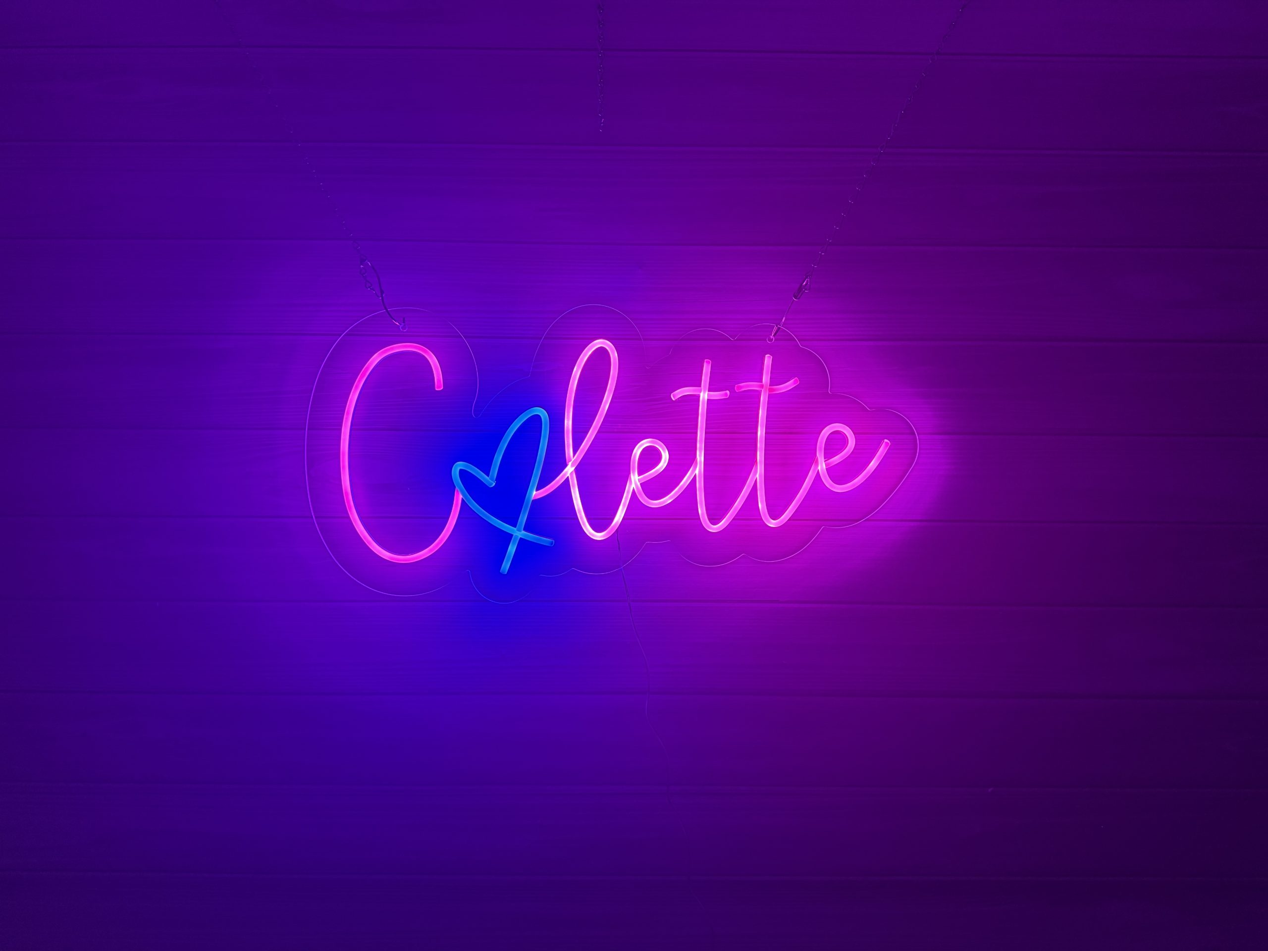 Acrylic Name Neon Sign | Birthday Party Neon Sign | Wedding Neon Sign | Sweet 16 Neon Sign | Bar Bat Mitzvah Neon Sign - Image 14
