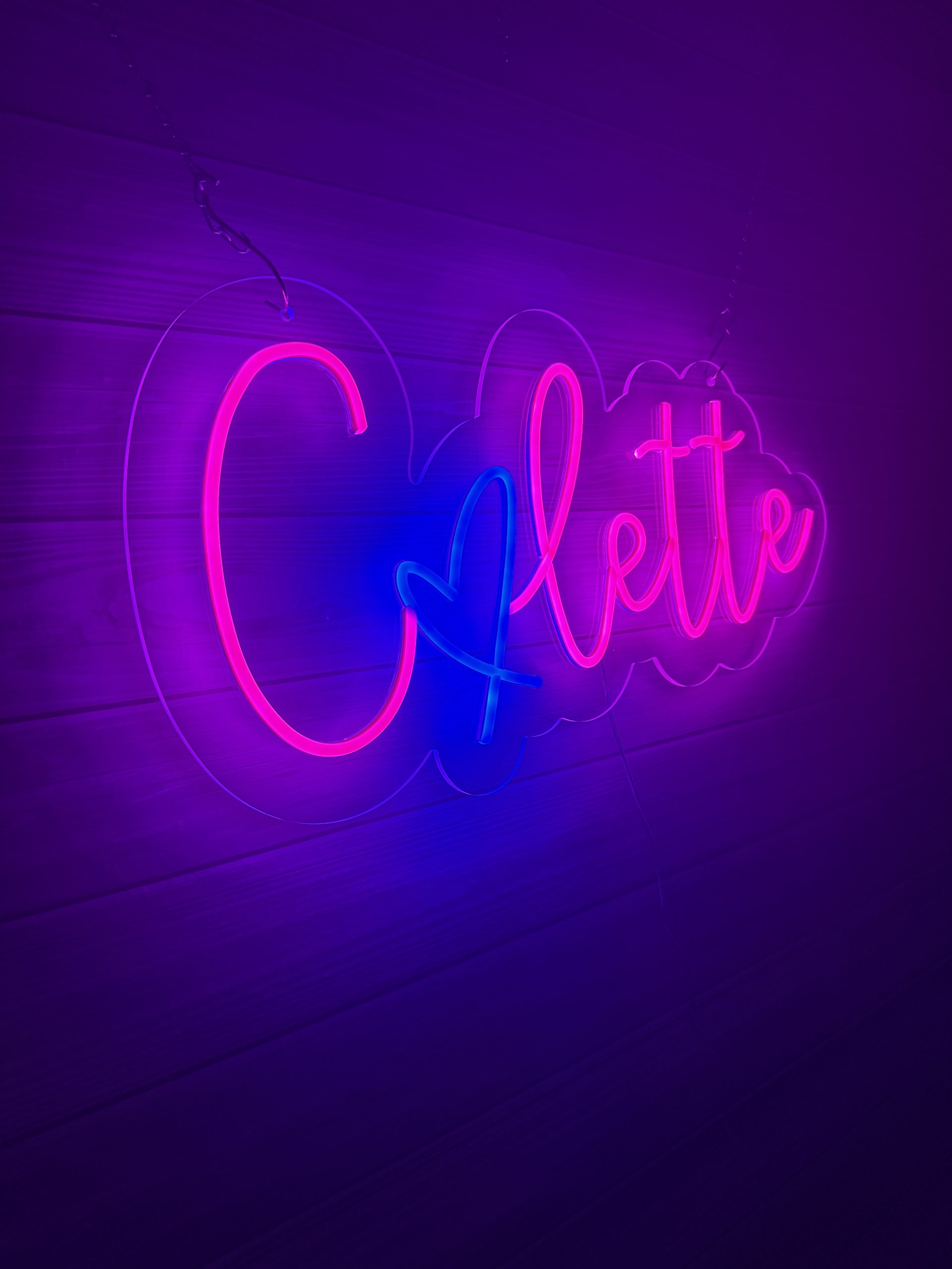 Acrylic Name Neon Sign | Birthday Party Neon Sign | Wedding Neon Sign | Sweet 16 Neon Sign | Bar Bat Mitzvah Neon Sign - Image 8