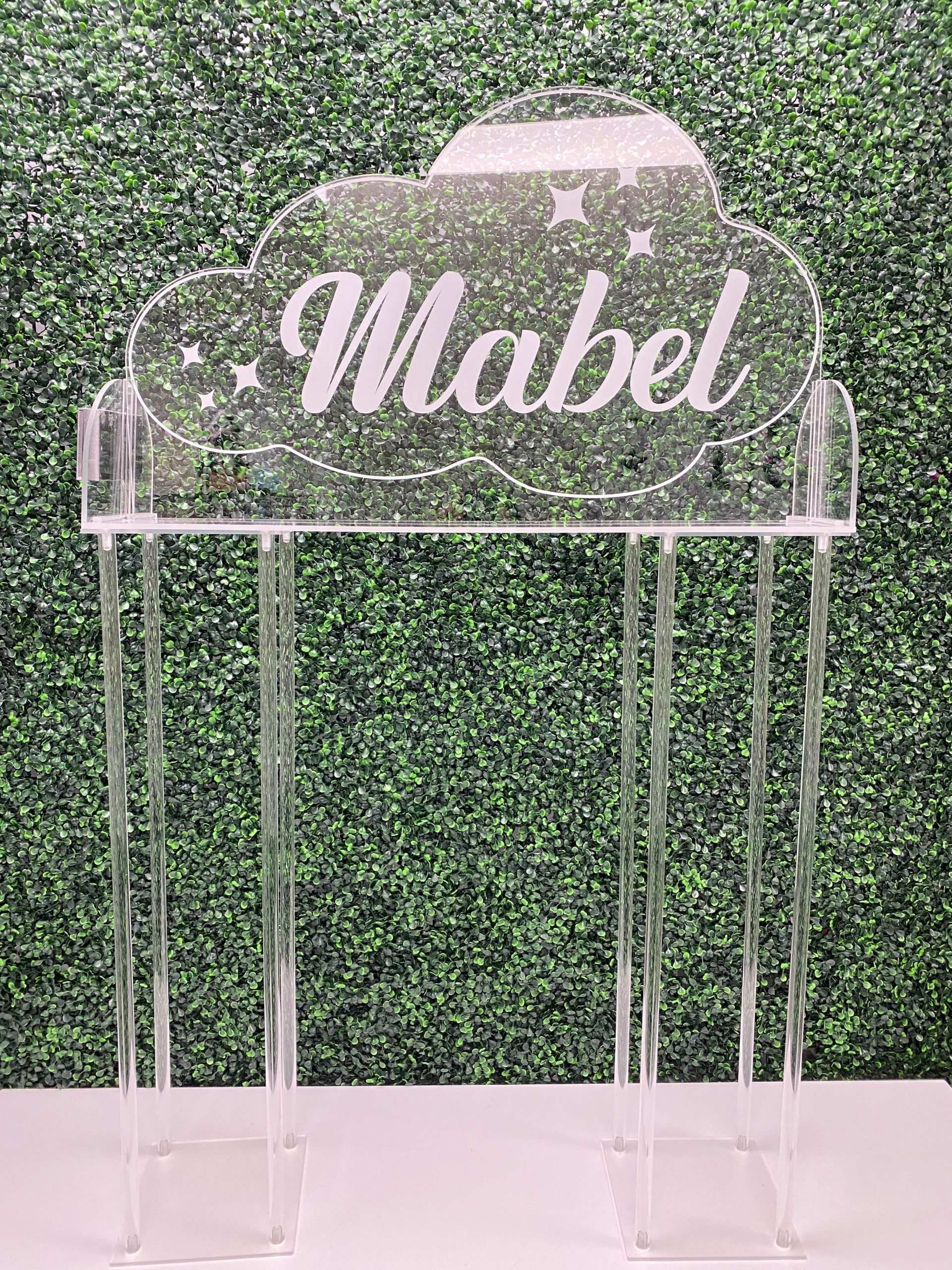 LED Acrylic Light Up Display Centerpiece with Base - Create Your Own With Photo, Text, Logo or Design - Sweet 16, Birthday, Bar | Bat Mitzvah, Weddings, Graduation - Image 4