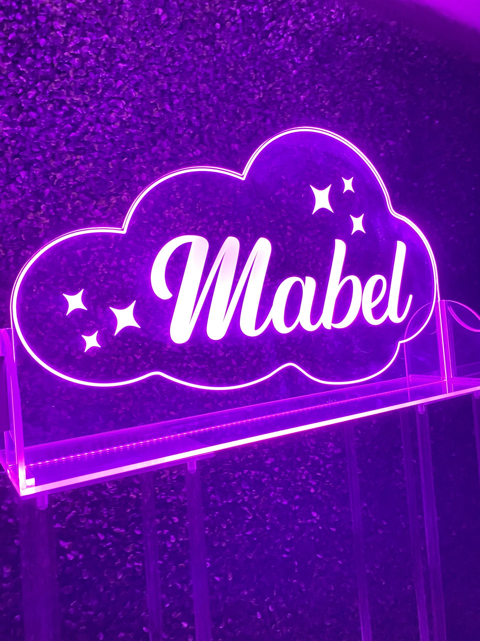 LED Acrylic Light Up Display Centerpiece with Base - Create Your Own With Photo, Text, Logo or Design - Sweet 16, Birthday, Bar | Bat Mitzvah, Weddings, Graduation - Image 3