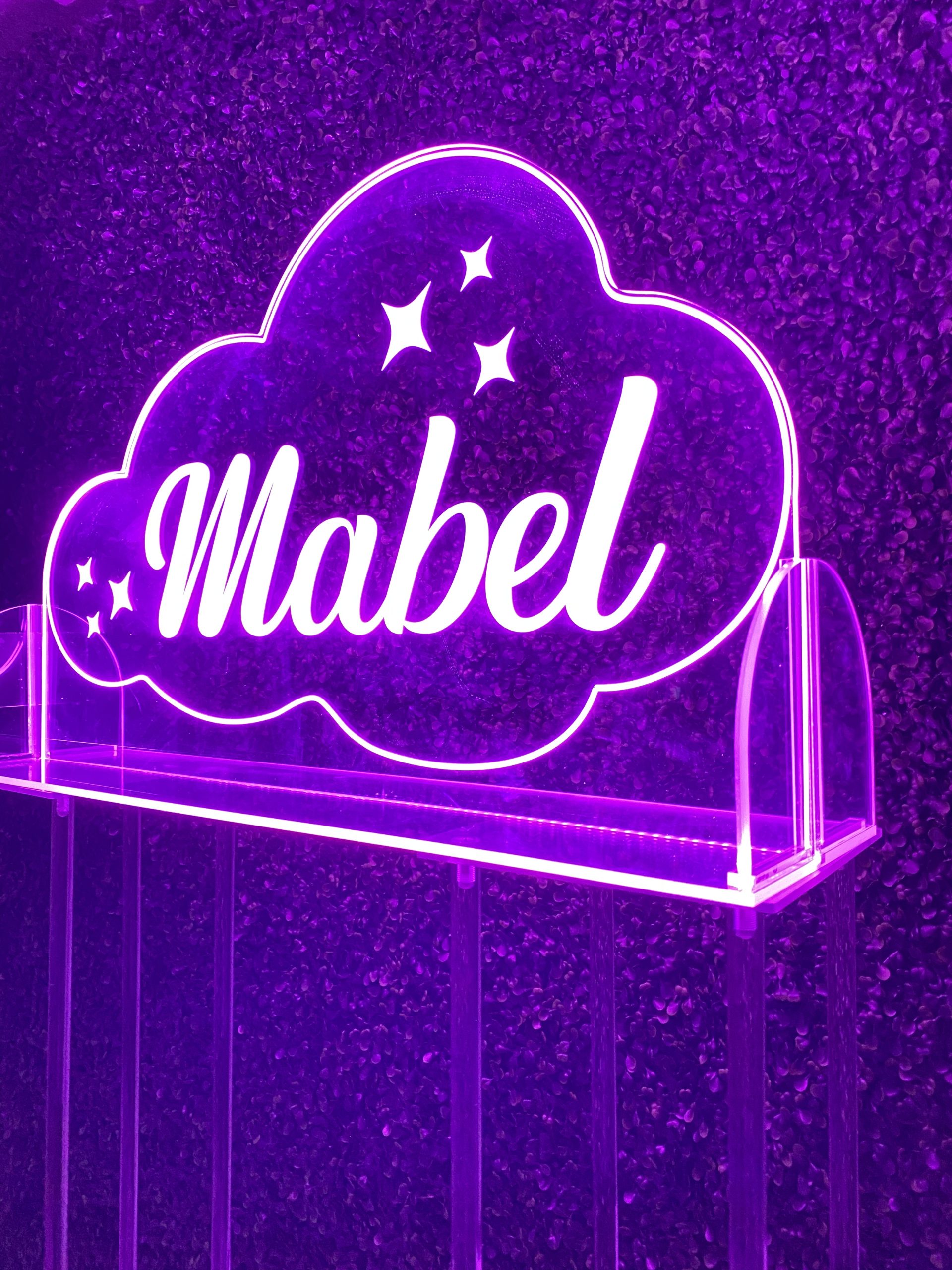 LED Acrylic Light Up Display Centerpiece with Base - Create Your Own With Photo, Text, Logo or Design - Sweet 16, Birthday, Bar | Bat Mitzvah, Weddings, Graduation - Image 2