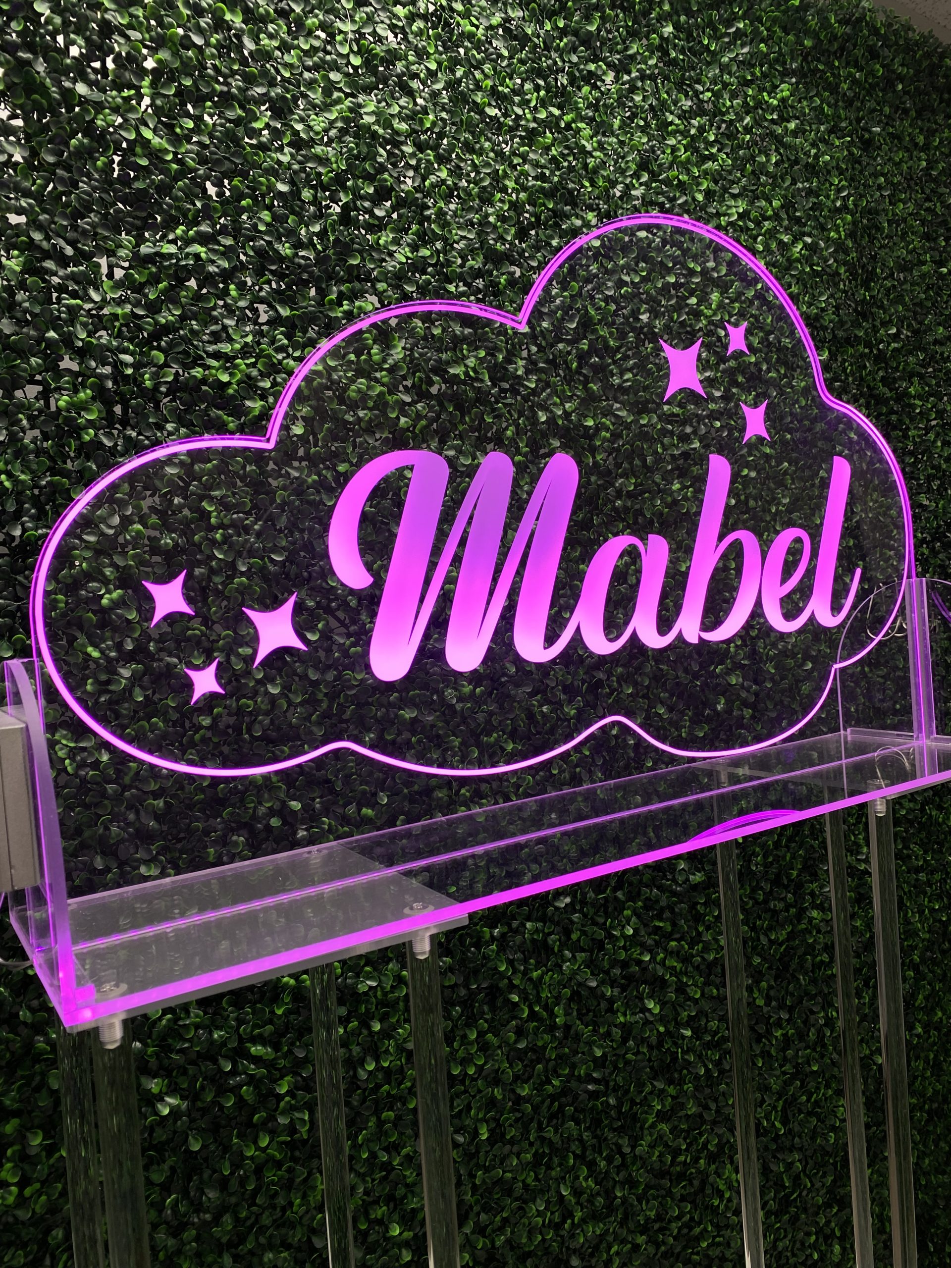 LED Acrylic Light Up Display Centerpiece with Base - Create Your Own With Photo, Text, Logo or Design - Sweet 16, Birthday, Bar | Bat Mitzvah, Weddings, Graduation - Image 14