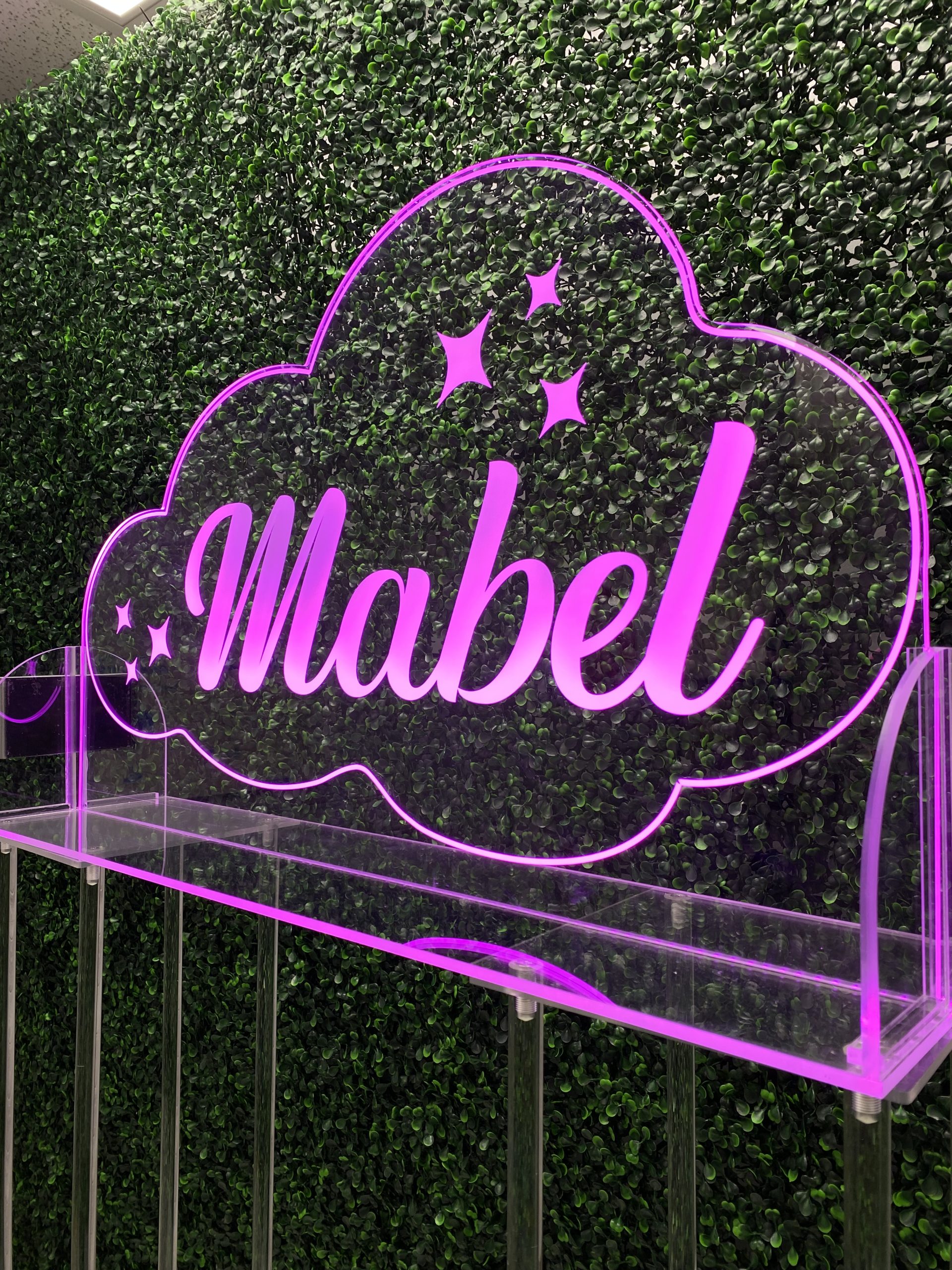 LED Acrylic Light Up Display Centerpiece with Base - Create Your Own With Photo, Text, Logo or Design - Sweet 16, Birthday, Bar | Bat Mitzvah, Weddings, Graduation - Image 6