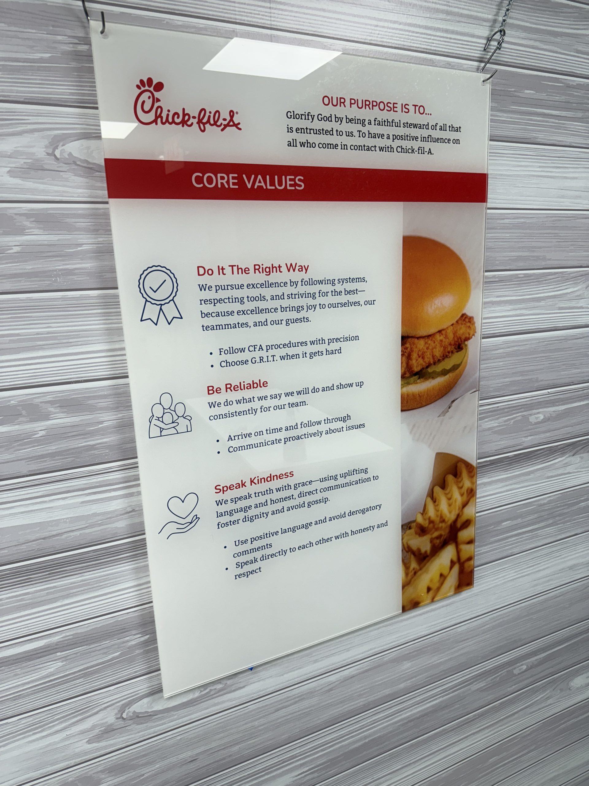 UV Printed Sign for School, Business or Special Event | Acrylic Sign - Image 4