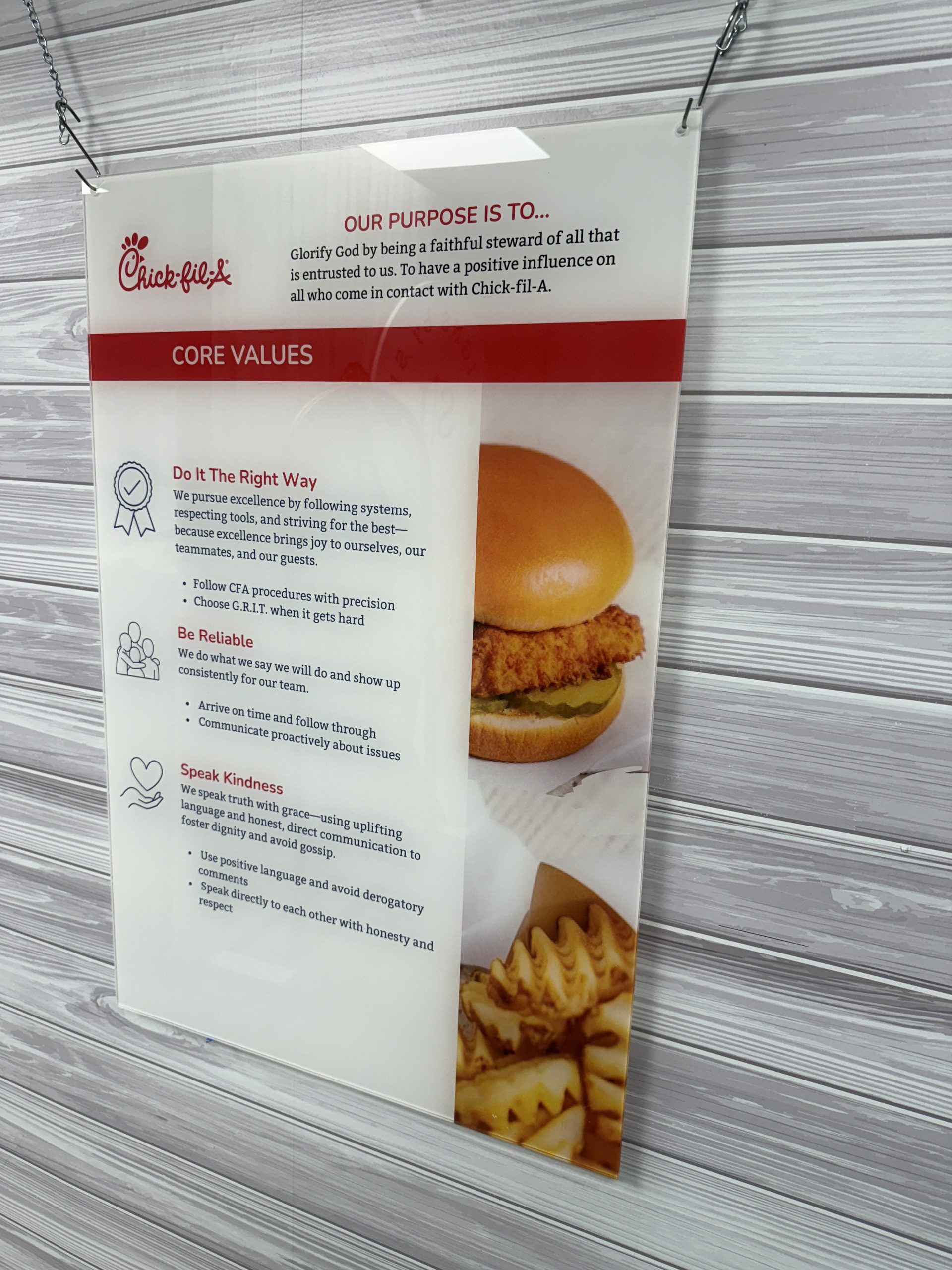 UV Printed Sign for School, Business or Special Event | Acrylic Sign - Image 5