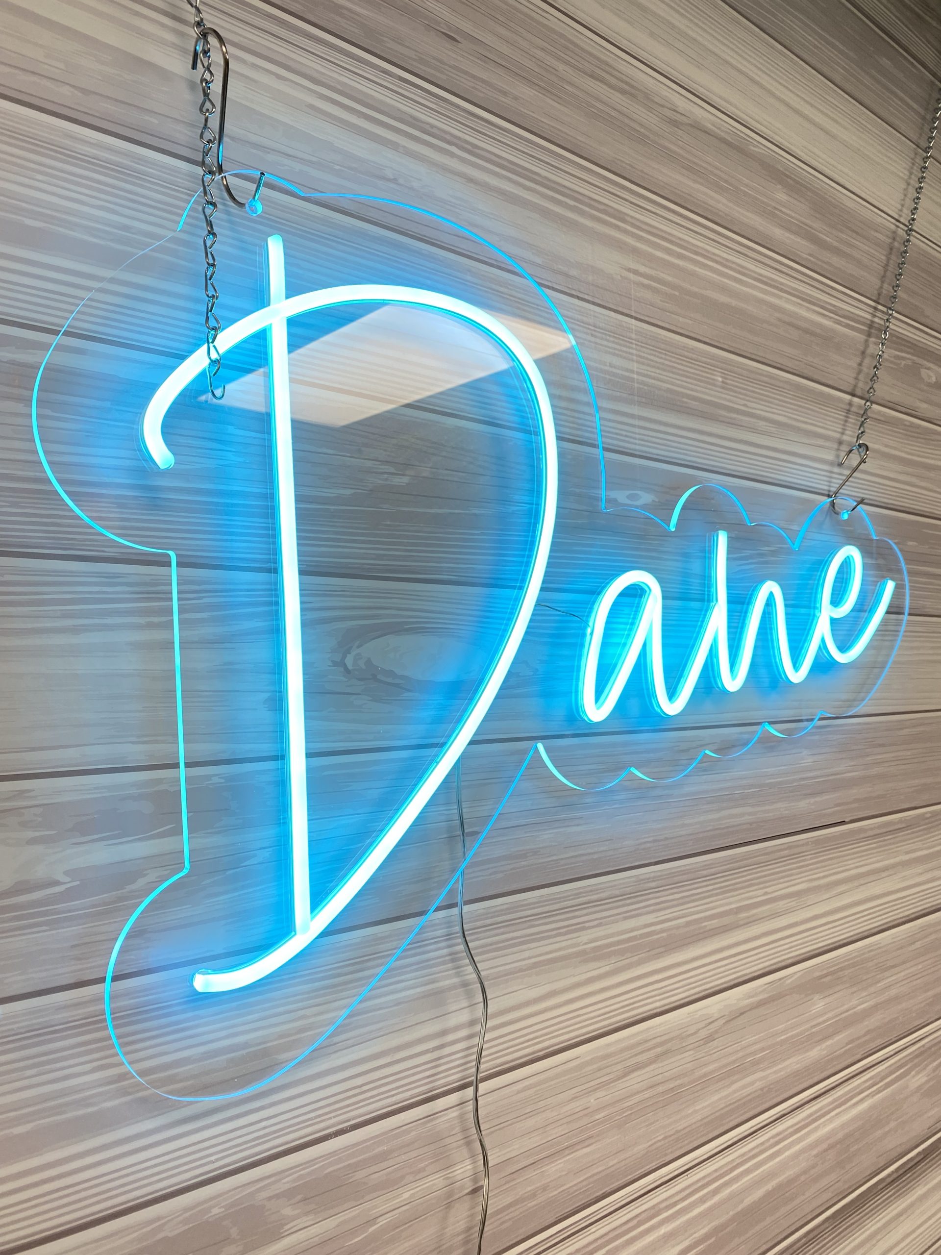 Custom Acrylic Neon Sign | Birthday Party Neon Sign | Wedding Neon Sign | Sweet 16 Neon Sign | Bar Bat Mitzvah Neon Sign - Image 2