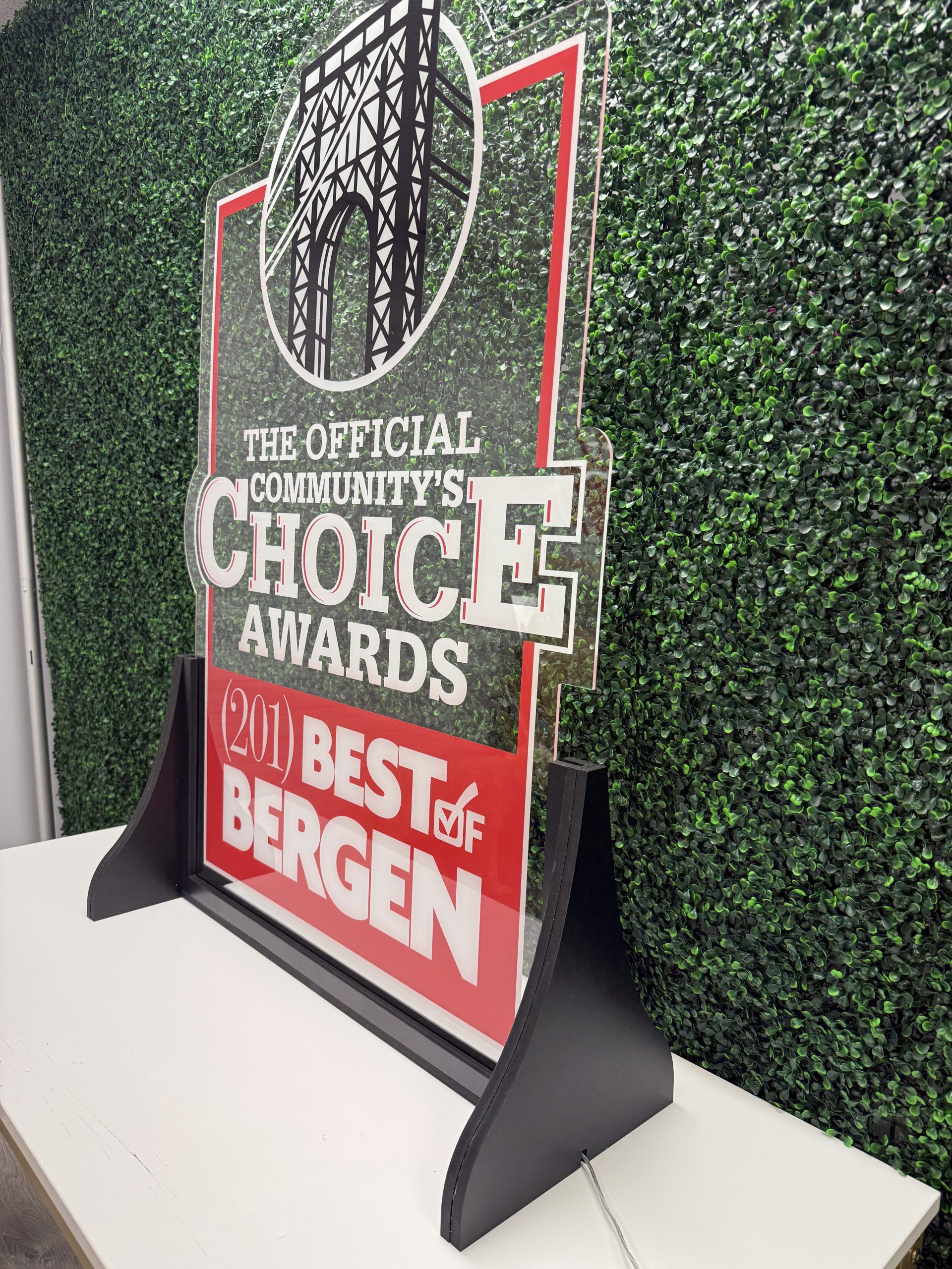 LED Acrylic Light Up Display Centerpiece - Create Your Own With Photo, Text, Logo or Design - Corporate Event, Sweet 16, Birthday, Bar | Bat Mitzvah, Weddings, Graduation - Image 5