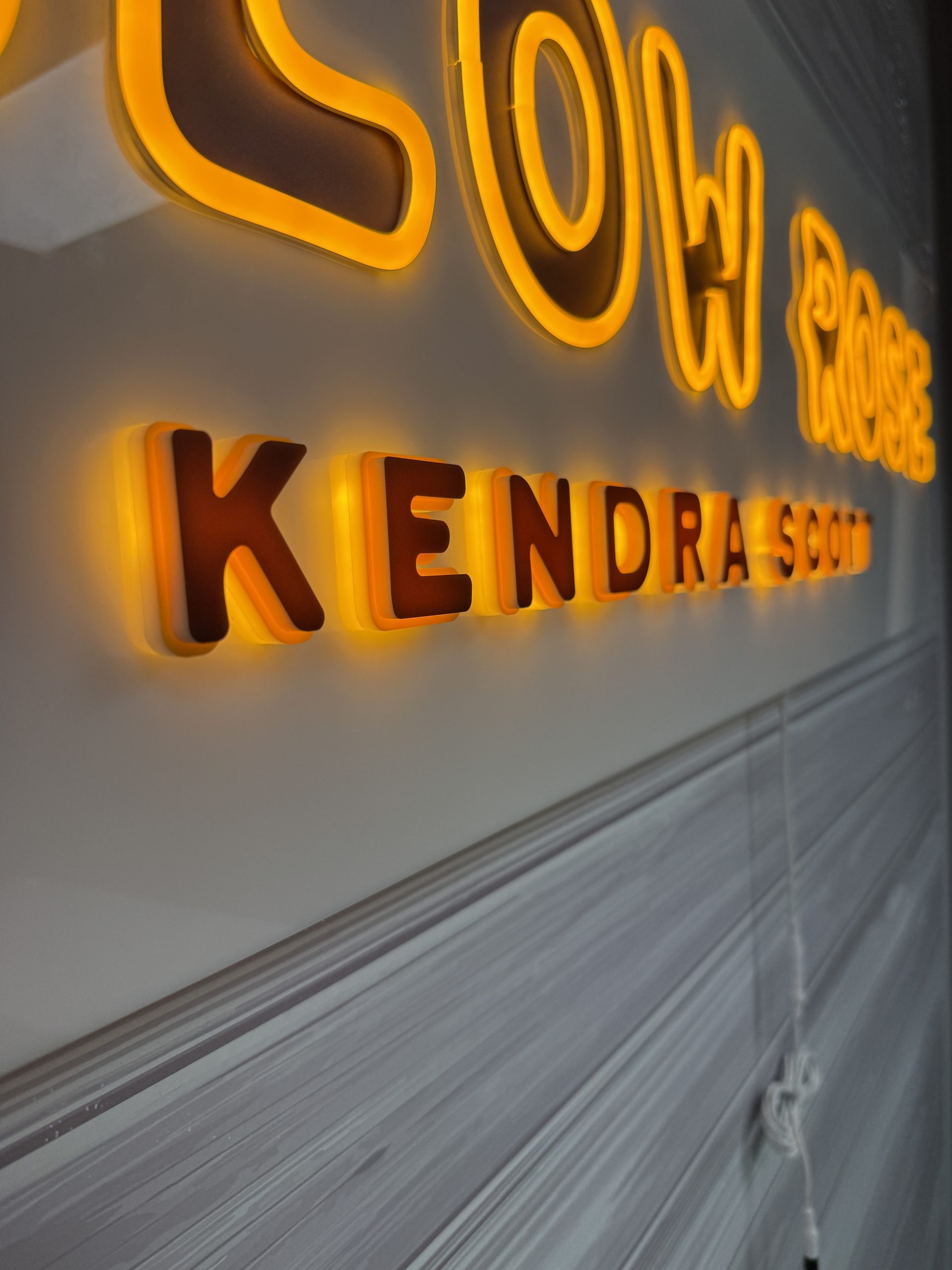 Custom Acrylic Business Name | Logo LED Neon Sign - Image 2